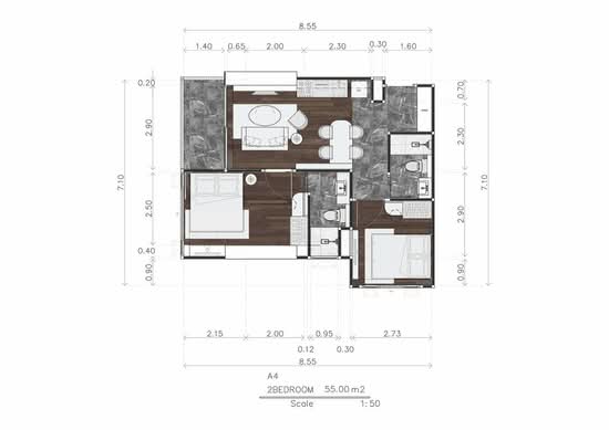 The Luciano Pattaya : เดอะ ลูเซียโน พัทยา - Floor Plan