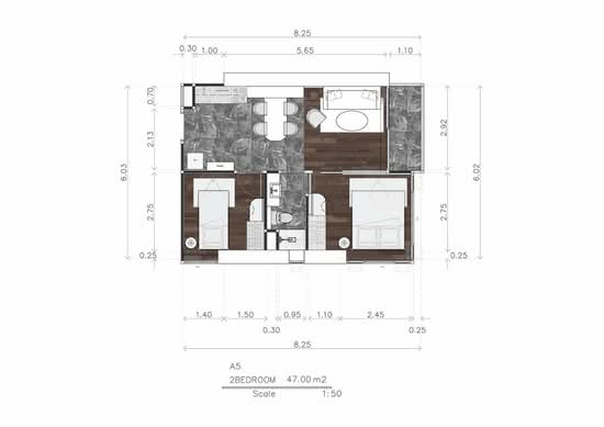 The Luciano Pattaya : เดอะ ลูเซียโน พัทยา - Floor Plan