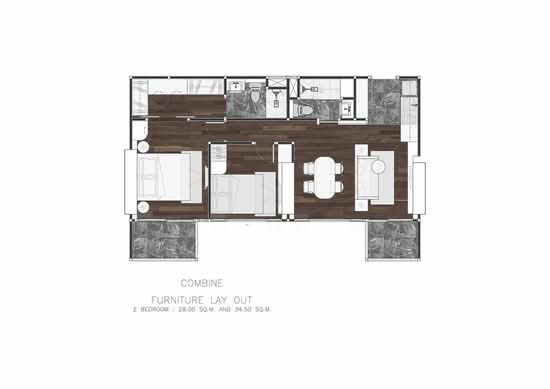 The Luciano Pattaya : เดอะ ลูเซียโน พัทยา - Floor Plan