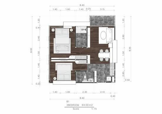 The Luciano Pattaya : เดอะ ลูเซียโน พัทยา - Floor Plan