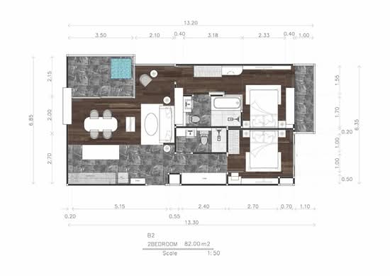 The Luciano Pattaya : เดอะ ลูเซียโน พัทยา - Floor Plan