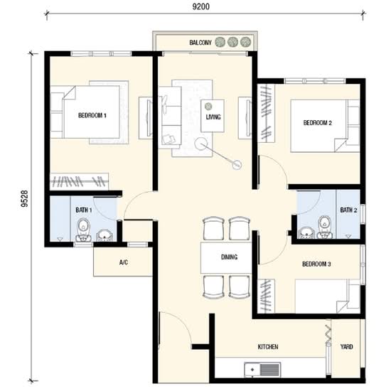Sky Awani Residensi 2 - Floor Plan - iProperty.com.my