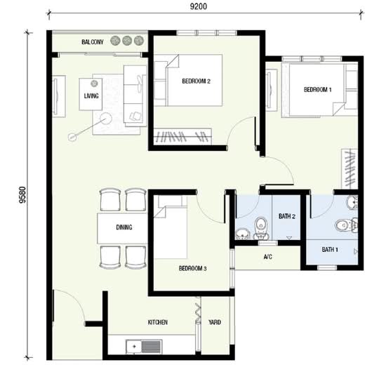 Sky Awani Residensi 2 - Floor Plan - iProperty.com.my