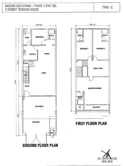 Rosa Terraces - Floor Plan - iProperty.com.my