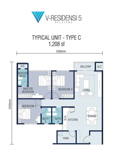 V-Residensi 5 - Floor Plan - iProperty.com.my
