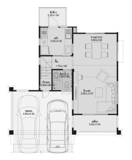 Villaggio Rangsit-Klong 3 : วิลเลจจิโอ รังสิต-คลอง 3 - Floor Plan