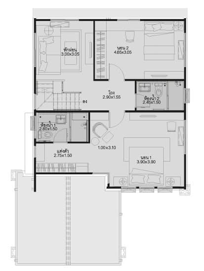 Villaggio Rangsit-Klong 3 : วิลเลจจิโอ รังสิต-คลอง 3 - Floor Plan