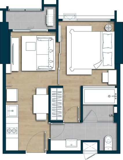 Keen Centre Sriracha : คีน เซ็นเตอร์ ศรีราชา - Floor Plan