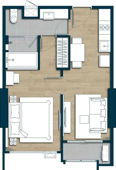 Keen Centre Sriracha : คีน เซ็นเตอร์ ศรีราชา - Floor Plan