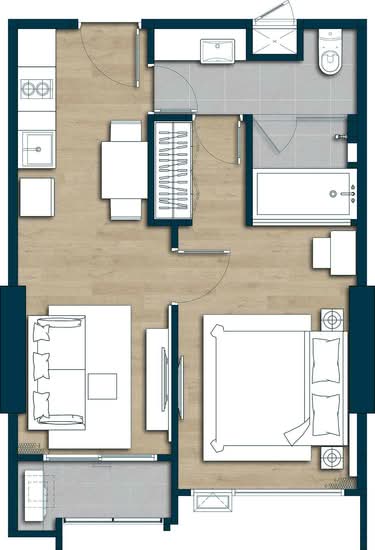 Keen Centre Sriracha : คีน เซ็นเตอร์ ศรีราชา - Floor Plan