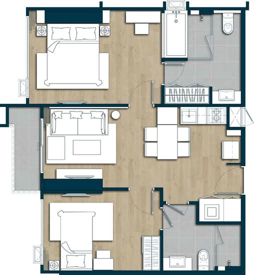 Keen Centre Sriracha : คีน เซ็นเตอร์ ศรีราชา - Floor Plan
