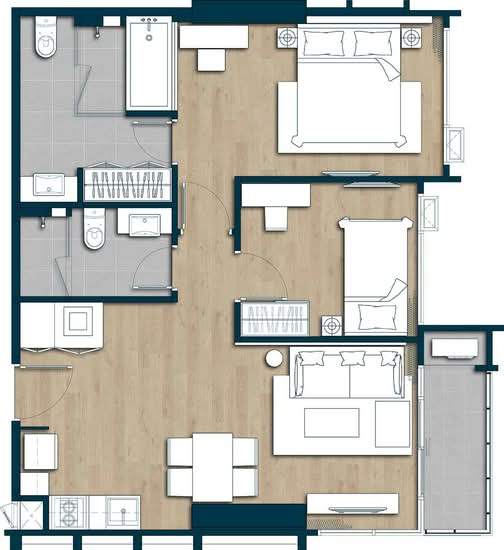 Keen Centre Sriracha : คีน เซ็นเตอร์ ศรีราชา - Floor Plan