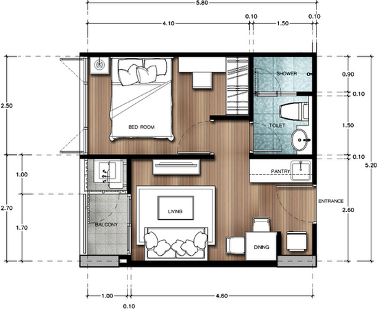 Sucharee Life Laksi-Chaengwattana : สุชารี ไลฟ์ หลักสี่-แจ้งวัฒนะ - Floor Plan