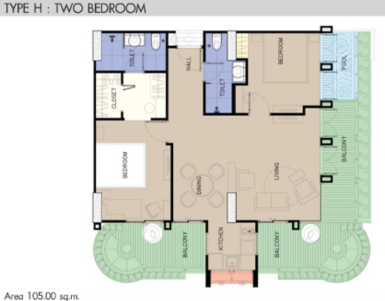 The Next Garden Mix : เดอะเน็กซ์ การ์เด้น มิกซ์ - Floor Plan