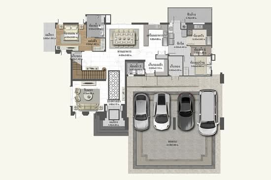 Baan Sansiri Pattanakarn - Floor Plan