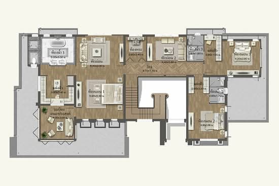 Baan Sansiri Pattanakarn - Floor Plan