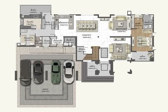 Baan Sansiri Pattanakarn - Floor Plan