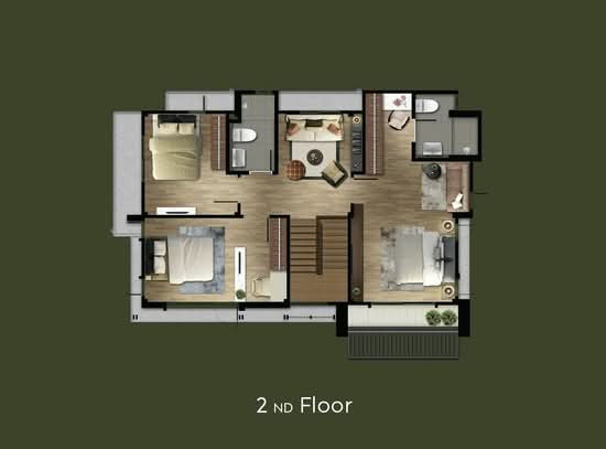 The City Nawamin 53 : เดอะ ซิตี้ นวมินทร์ 53 - Floor Plan