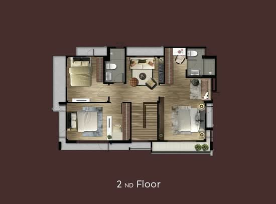 The City Nawamin 53 : เดอะ ซิตี้ นวมินทร์ 53 - Floor Plan