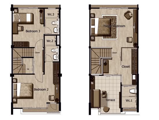 The Terrace Ramintra 65 - Floor Plan