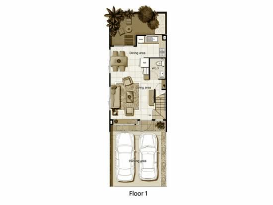 The Terrace Ramintra 65 - Floor Plan
