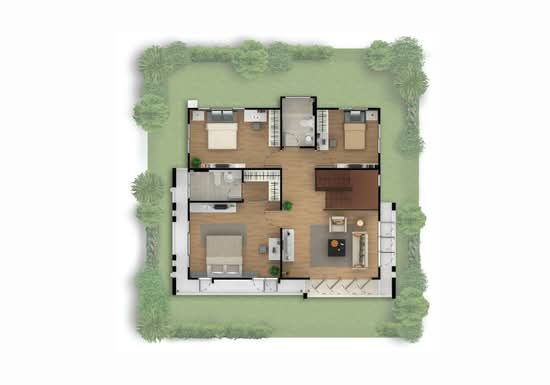 Habitia Orbit Hathairat - Floor Plan