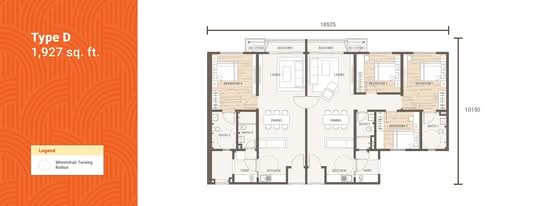 Tuai Residence - Floor Plan - iProperty.com.my