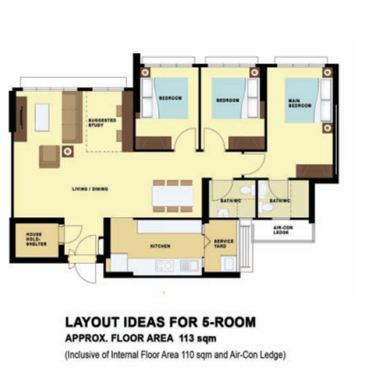 997C Buangkok Crescent - Floor Plan