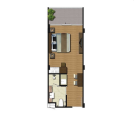 H2O Condominium Khao Yai : เอช ทู โอ คอนโดมิเนียม เขาใหญ่ - Floor Plan