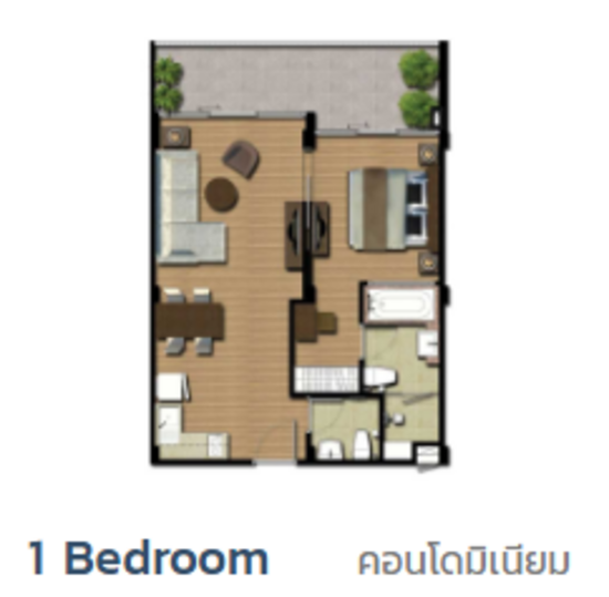 H2O Condominium Khao Yai : เอช ทู โอ คอนโดมิเนียม เขาใหญ่ - Floor Plan