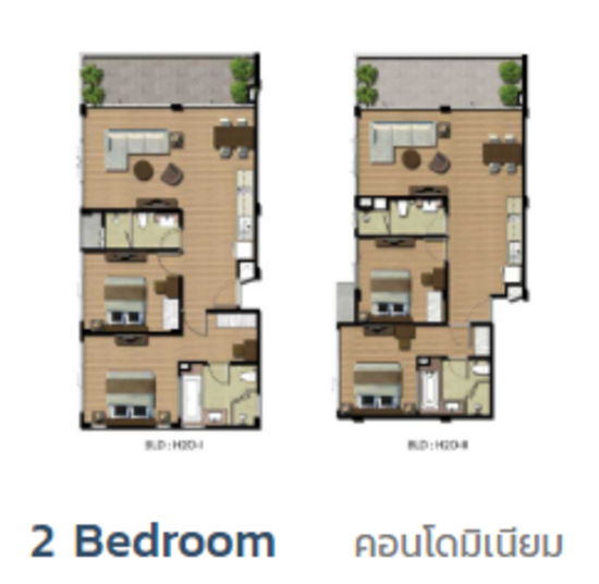 H2O Condominium Khao Yai : เอช ทู โอ คอนโดมิเนียม เขาใหญ่ - Floor Plan