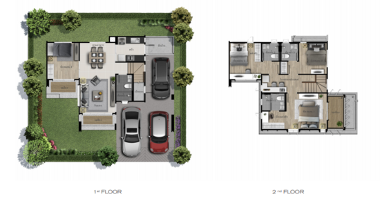 Burasiri Rama 2 - Floor Plan