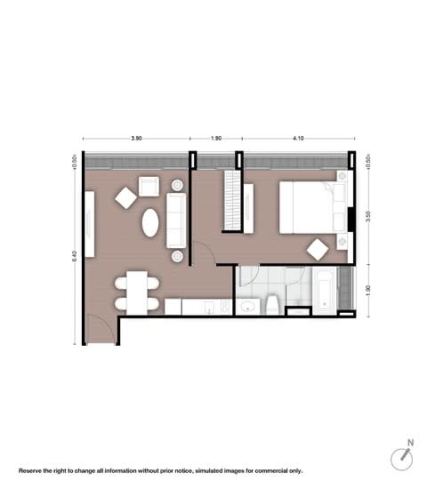 Noble Above Wireless-Ruamrudee : โนเบิล อเบิฟ ไวร์เลส-ร่วมฤดี - Floor Plan