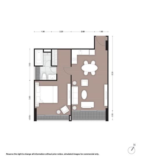 Noble Above Wireless-Ruamrudee : โนเบิล อเบิฟ ไวร์เลส-ร่วมฤดี - Floor Plan