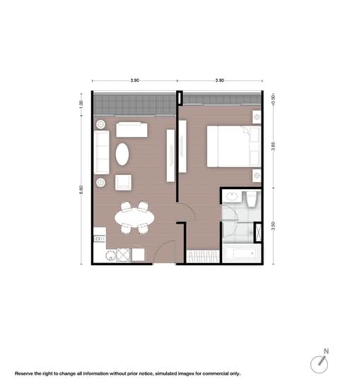 Noble Above Wireless-Ruamrudee : โนเบิล อเบิฟ ไวร์เลส-ร่วมฤดี - Floor Plan