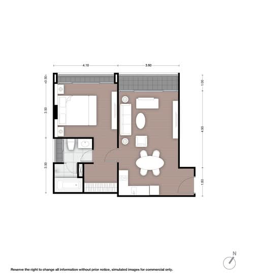 Noble Above Wireless-Ruamrudee : โนเบิล อเบิฟ ไวร์เลส-ร่วมฤดี - Floor Plan