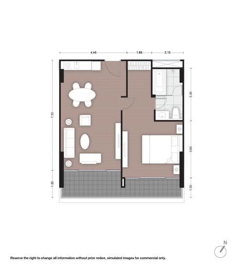 Noble Above Wireless-Ruamrudee : โนเบิล อเบิฟ ไวร์เลส-ร่วมฤดี - Floor Plan