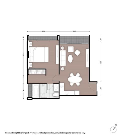 Noble Above Wireless-Ruamrudee : โนเบิล อเบิฟ ไวร์เลส-ร่วมฤดี - Floor Plan
