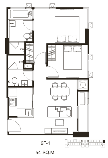 Quintara Phume Sukhumvit 39 : ควินทารา ภูม สุขุมวิท 39 - Floor Plan
