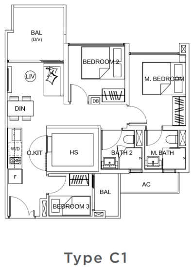 Uptown @ Farrer - Floor Plan
