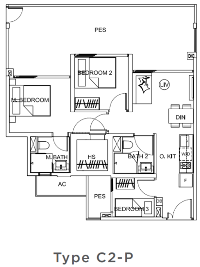 Uptown @ Farrer - Floor Plan