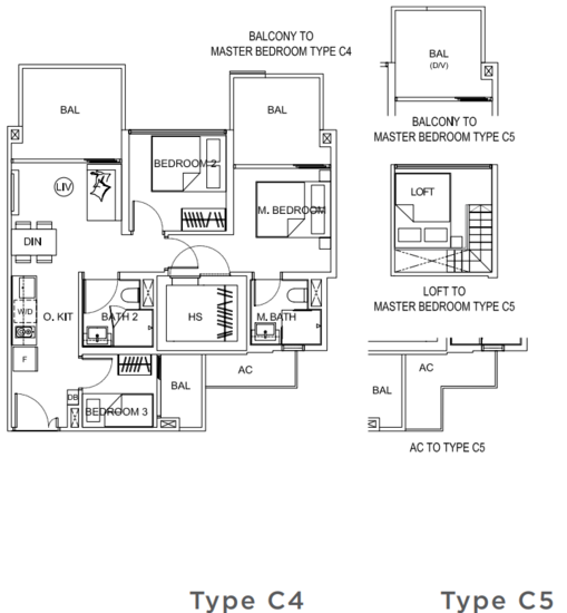 Uptown @ Farrer - Floor Plan