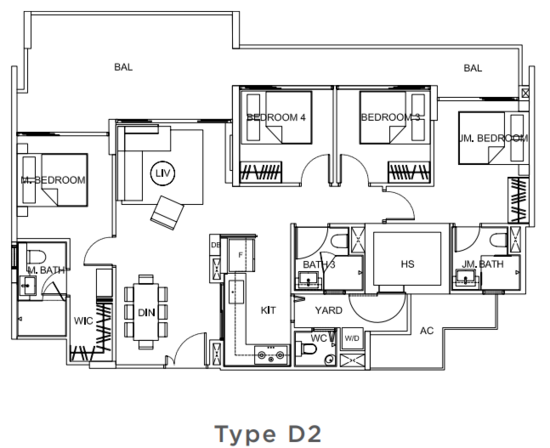 Uptown @ Farrer - Floor Plan