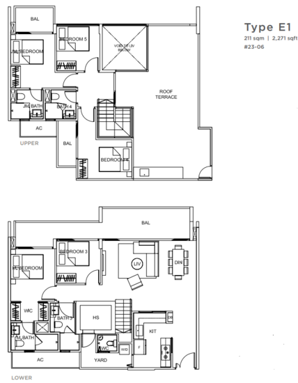 Uptown @ Farrer - Floor Plan
