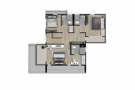 Setthasiri Charan-Pinklao 2 : เศรษฐสิริ จรัญฯ-ปิ่นเกล้า 2 - Floor Plan