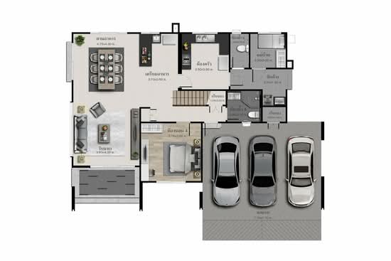 Setthasiri-Krungthep Kreetha 2 - Floor Plan