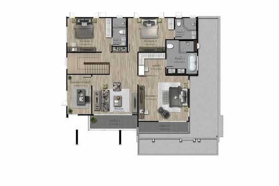 Setthasiri-Krungthep Kreetha 2 - Floor Plan
