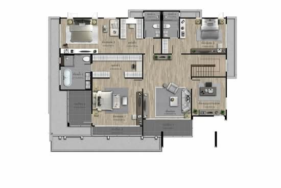 Setthasiri-Krungthep Kreetha 2 - Floor Plan