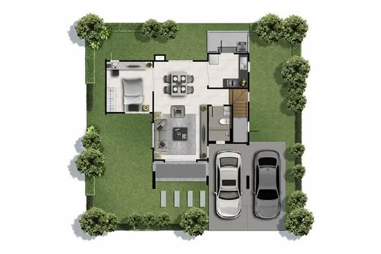 Kanasiri Salaya-Pinklao : คณาสิริ ศาลายา-ปิ่นเกล้า - Floor Plan