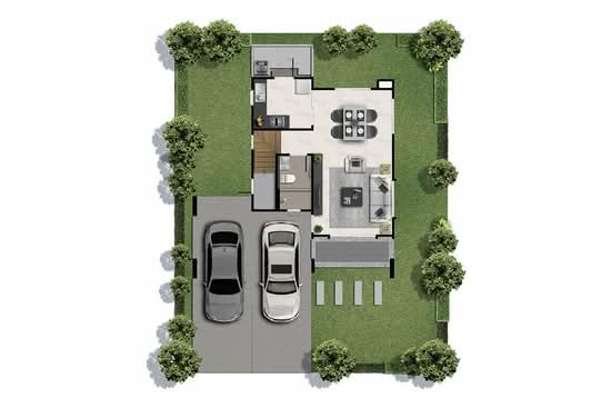 Kanasiri Salaya-Pinklao : คณาสิริ ศาลายา-ปิ่นเกล้า - Floor Plan